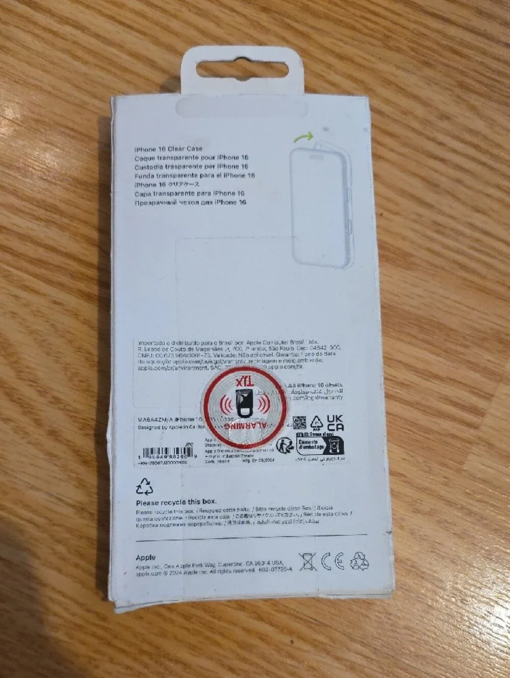 Apple Clear MagSafe iPhone 16 Case